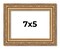 7x5 Solid Wood Antique Picture Frame with UV-Resistant Acrylic & Acid-Free Backing, Available in 4 Finishes: Bronze, Gold, Silver, and Gold with Black